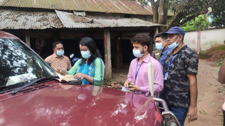 পলাশে ৭ মোটরসাইকেল চালকের বিরুদ্ধে মামলা