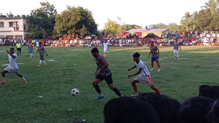 শিবপুরে শেখ রাসেল ফুটবল টুর্নামেন্টের ফাইনাল খেলা অনুষ্ঠিত