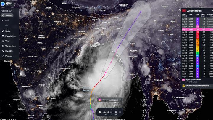 ঘূর্ণিঝড় মোখার গতিবেগ হতে পারে ২১০ কিলোমিটার 