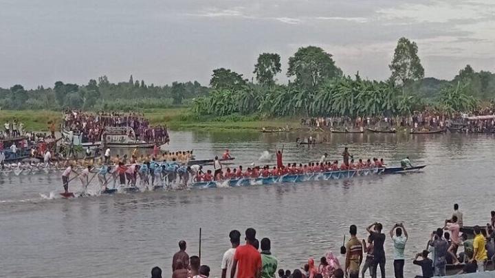 বেলাবতে ঐতিহ্যবাহী নৌকাবাইচ প্রতিযোগিতা অনুষ্ঠিত