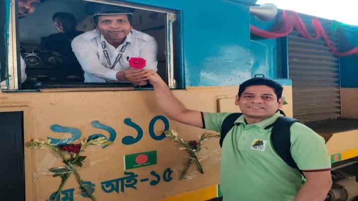 নরসিংদী রেলসেবা বাস্তবায়নের এক নিবেদিত প্রাণ আমজাদ জুয়েল 