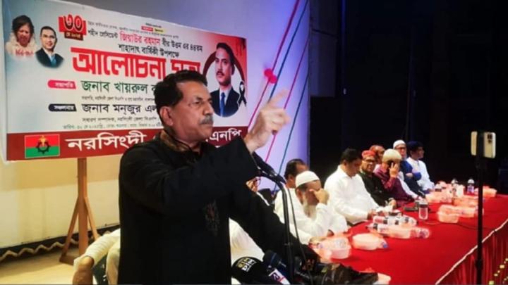 আ'লীগ পুনবার্সিত হলে দায় সরকারকে নিতে হবে : খায়রুল কবির খোকন 