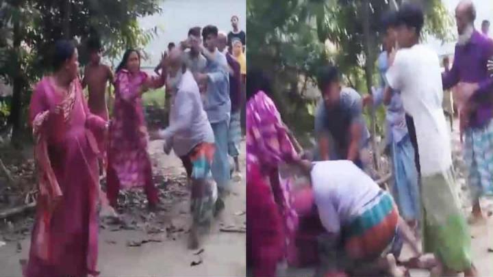 মাধবদীতে জমি সংক্রান্ত বিরোধে অন্তঃসত্ত্বা নারীকে মারধর