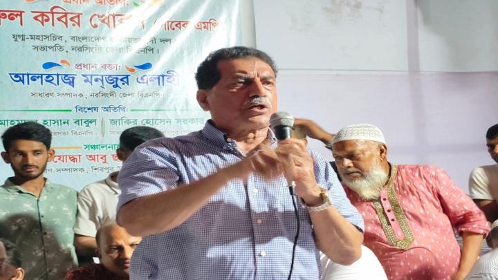 স্বৈরাচার শেখ হাসিনার পতন কেউ ঠেকাতে পারেনি : খায়রুল কবির খোকন 