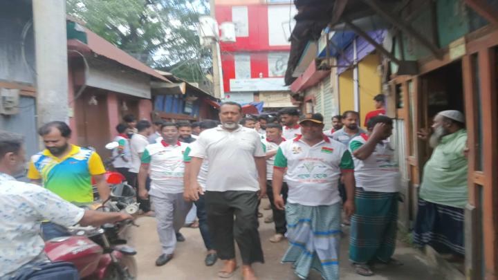 নরসিংদী সদর-১ আসনে খায়রুল কবির খোকনের সমর্থনে প্রচারণা 