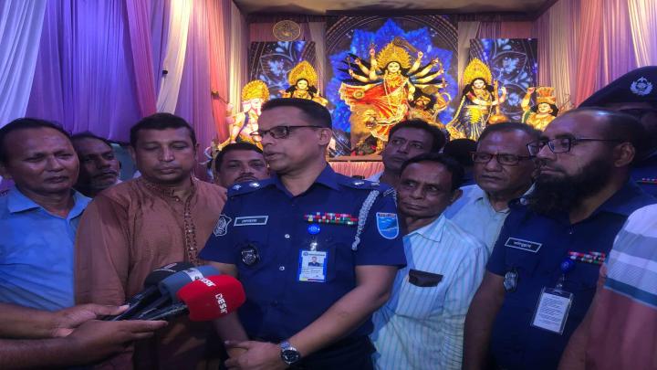 দুর্গাপূজা উপলক্ষে নিরাপত্তার চাদরে ঢাকা নরসিংদী জেলা : পুলিশ সুপার 