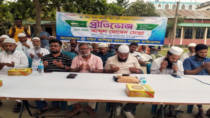 মাধবদীতে অসহায়দের মধ্যে নগদ অর্থ বিতরণ