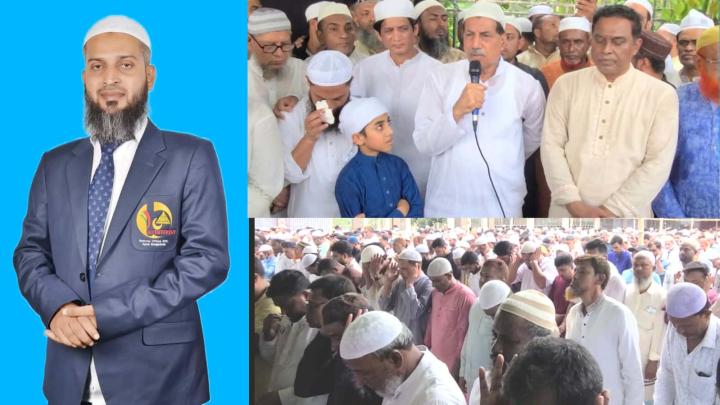 চিরনিদ্রায় শায়িত নরসিংদী জেলা বিএনপি নেতা মুকাররম ভূঁইয়া